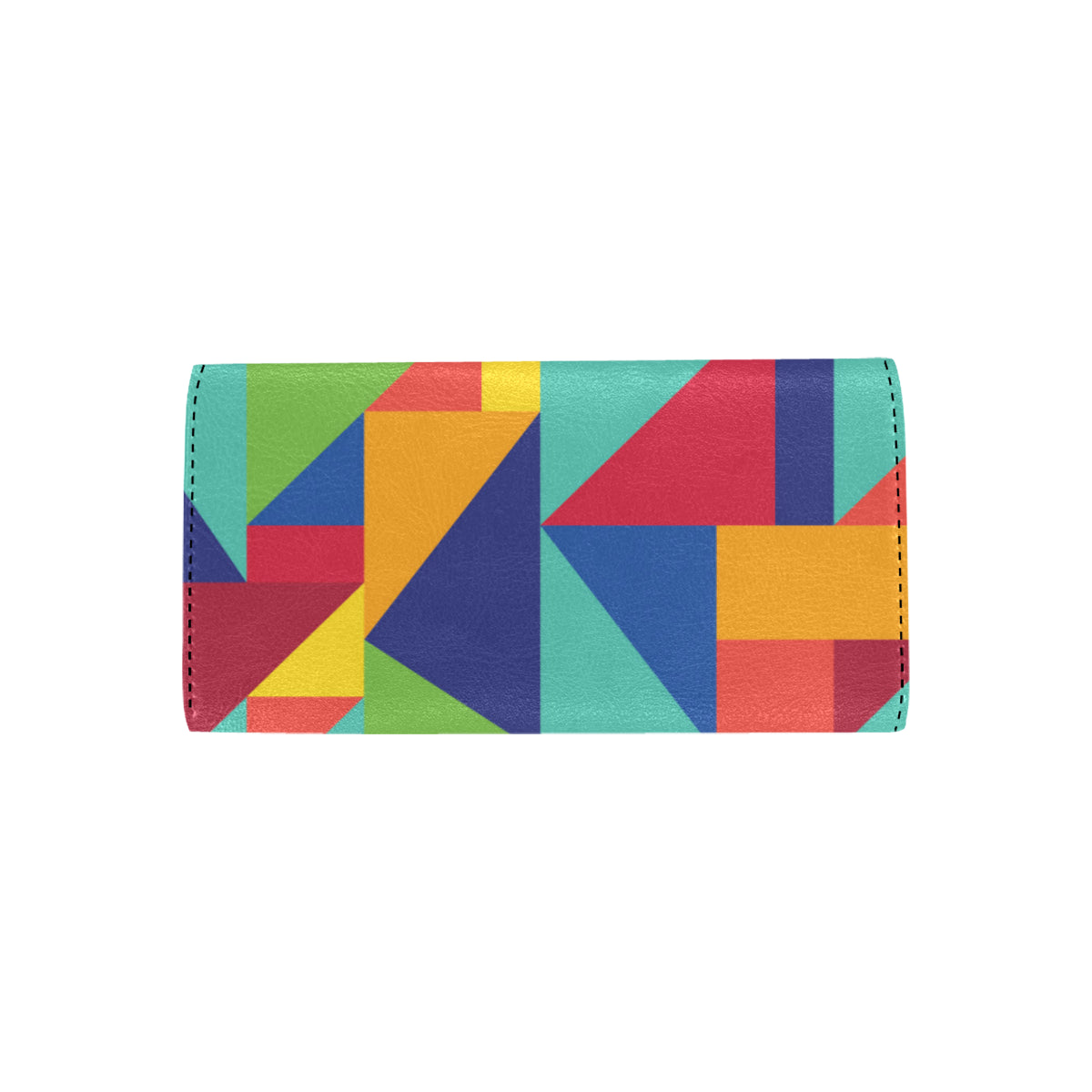 Mosaic Pattern Print Design 01 Women's Trifold Wallet