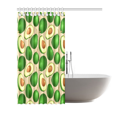 Avocado Pattern Print Design AC010 Shower Curtain
