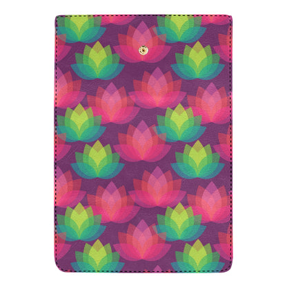 Lotus Pattern Print Design 02 Women's Trifold Wallet