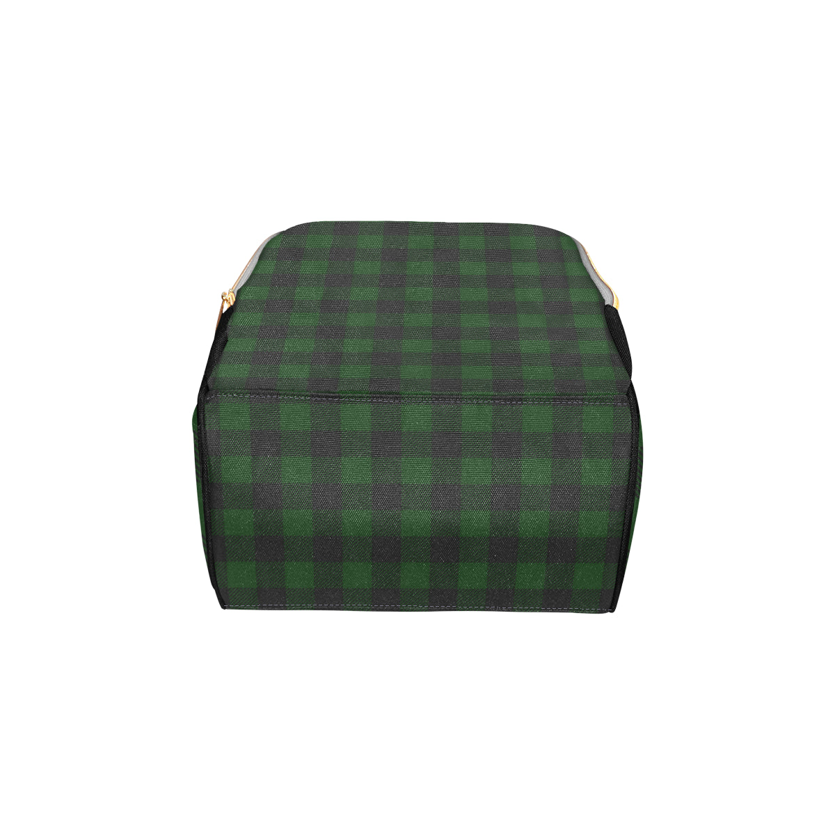 Buffalo check Green Pattern Print Design 02 Diaper Bag Backpack