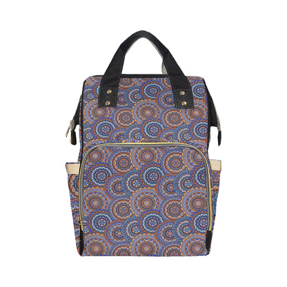 Mandala Boho Chic Design Print Diaper Bag Backpack