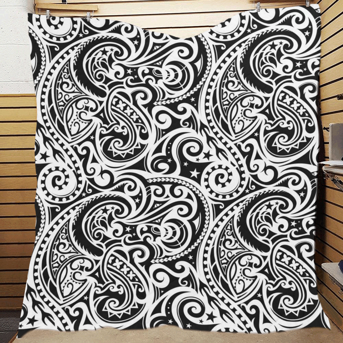Polynesian Traditional Tribal Premium Quilt