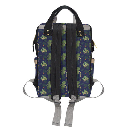 Boa Pattern Print Design 02 Diaper Bag Backpack