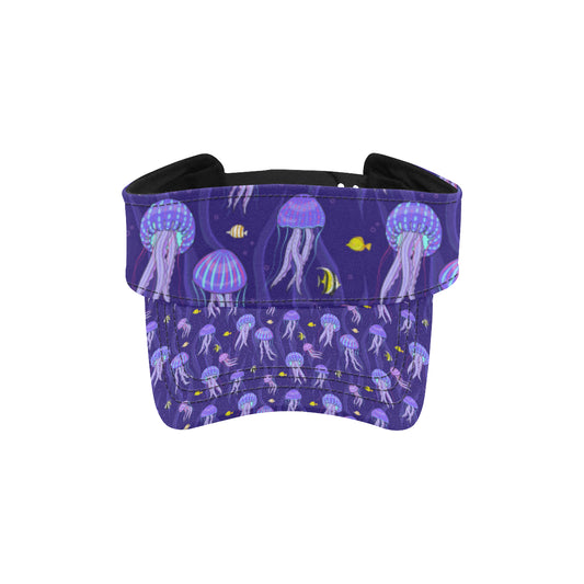 Jellyfish Style Print Unisex Sun Visor