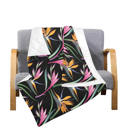 Tropical Flower Pattern Print Design TF017 Premium Quilt