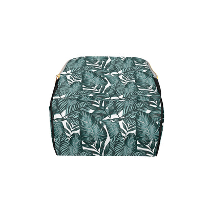 Tropical Palm Leaves Pattern Diaper Bag Backpack