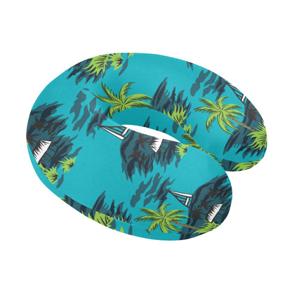Pacific island Pattern Print Design A01 U-Shaped Travel Neck Pillow
