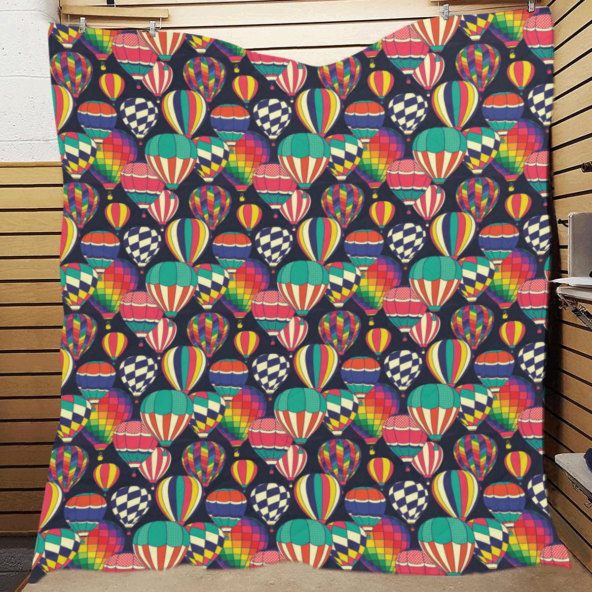 Ballon Pattern Print Design 02 Premium Quilt