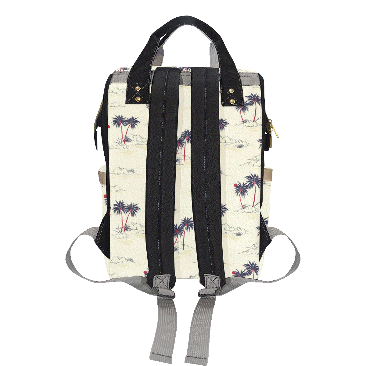 Palm Tree Pattern Print Design PT08 Diaper Bag Backpack