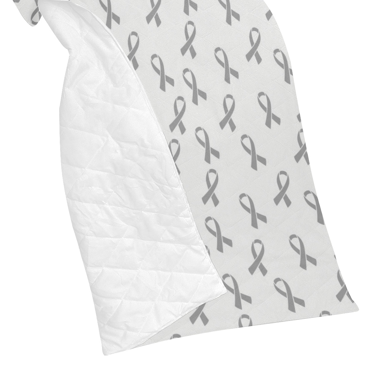 Brain cancer Pattern Print Design 01 Premium Quilt