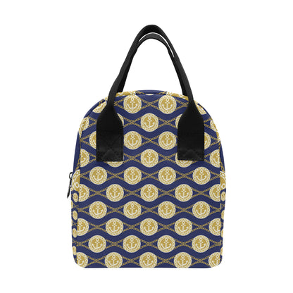 Anchor Luxury Pattern Insulated Lunch Bag