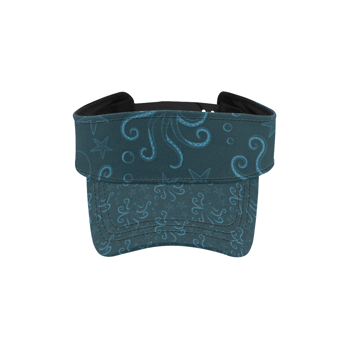 Octopus Pattern Print Design A05 Unisex Sun Visor