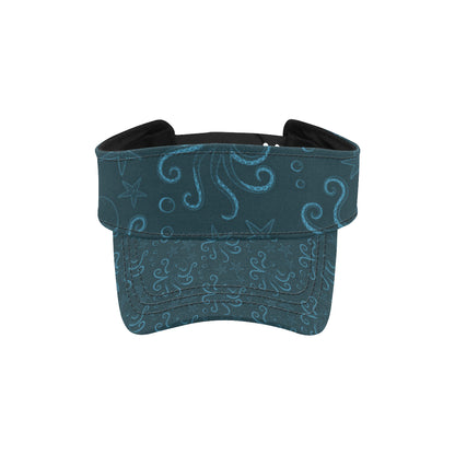 Octopus Pattern Print Design A05 Unisex Sun Visor