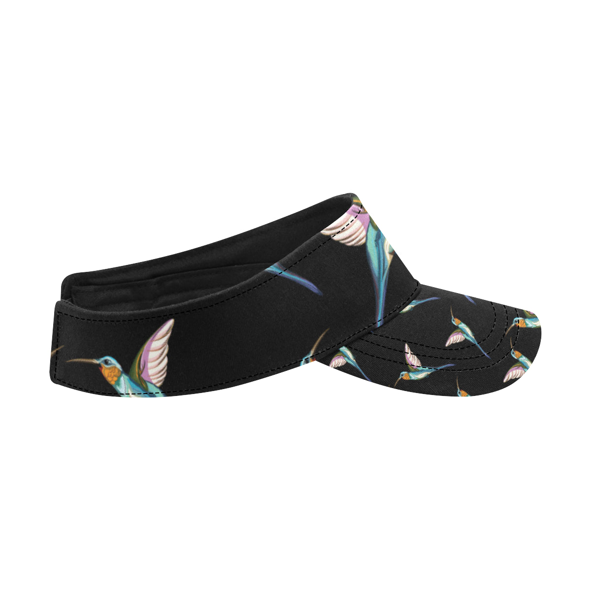 Hummingbird Pattern Print Design 06 Unisex Sun Visor