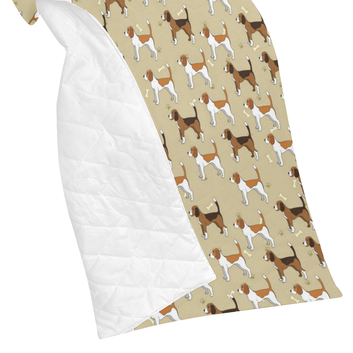 Beagle Pattern Print Design 01 Premium Quilt