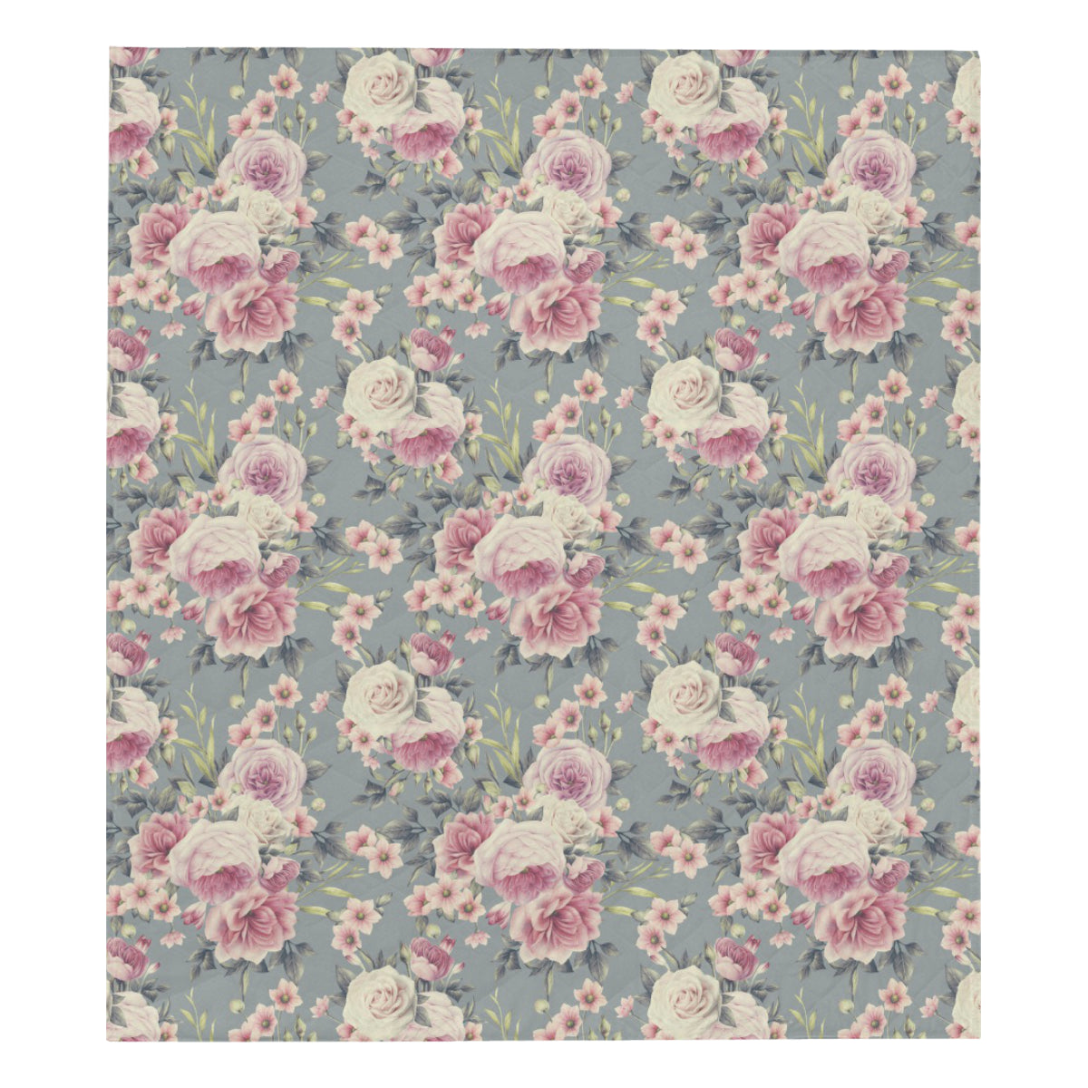 Peony Pattern Print Design PE05 Premium Quilt