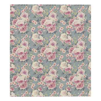 Peony Pattern Print Design PE05 Premium Quilt