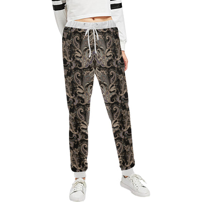 Paisley Mandala Design Print Unisex Sweatpants