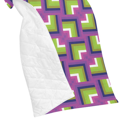 Optical illusion Pattern Print Design A05 Premium Quilt