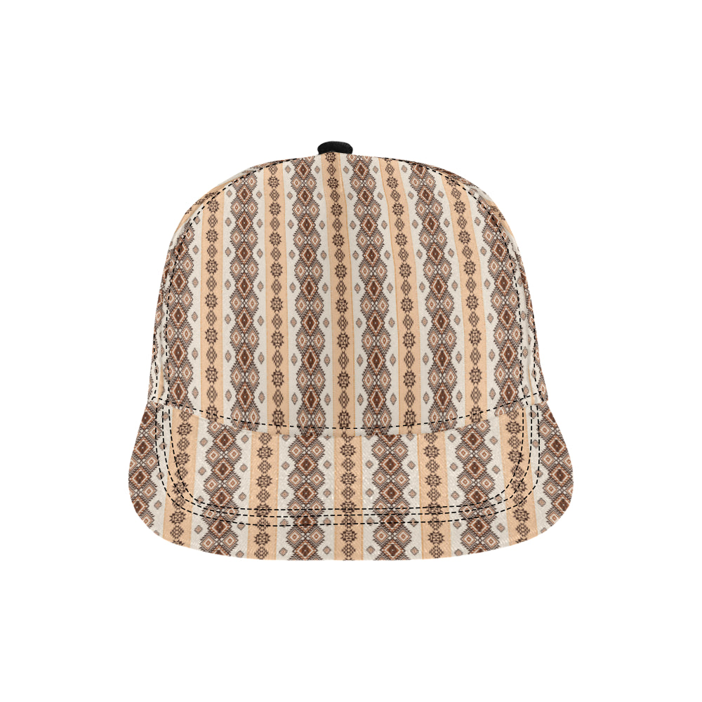 Native Classic Pattern Print Snapback Cap
