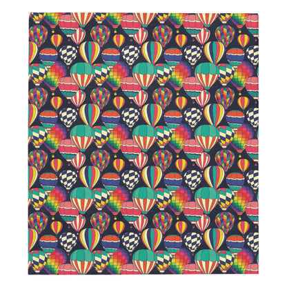Ballon Pattern Print Design 02 Premium Quilt