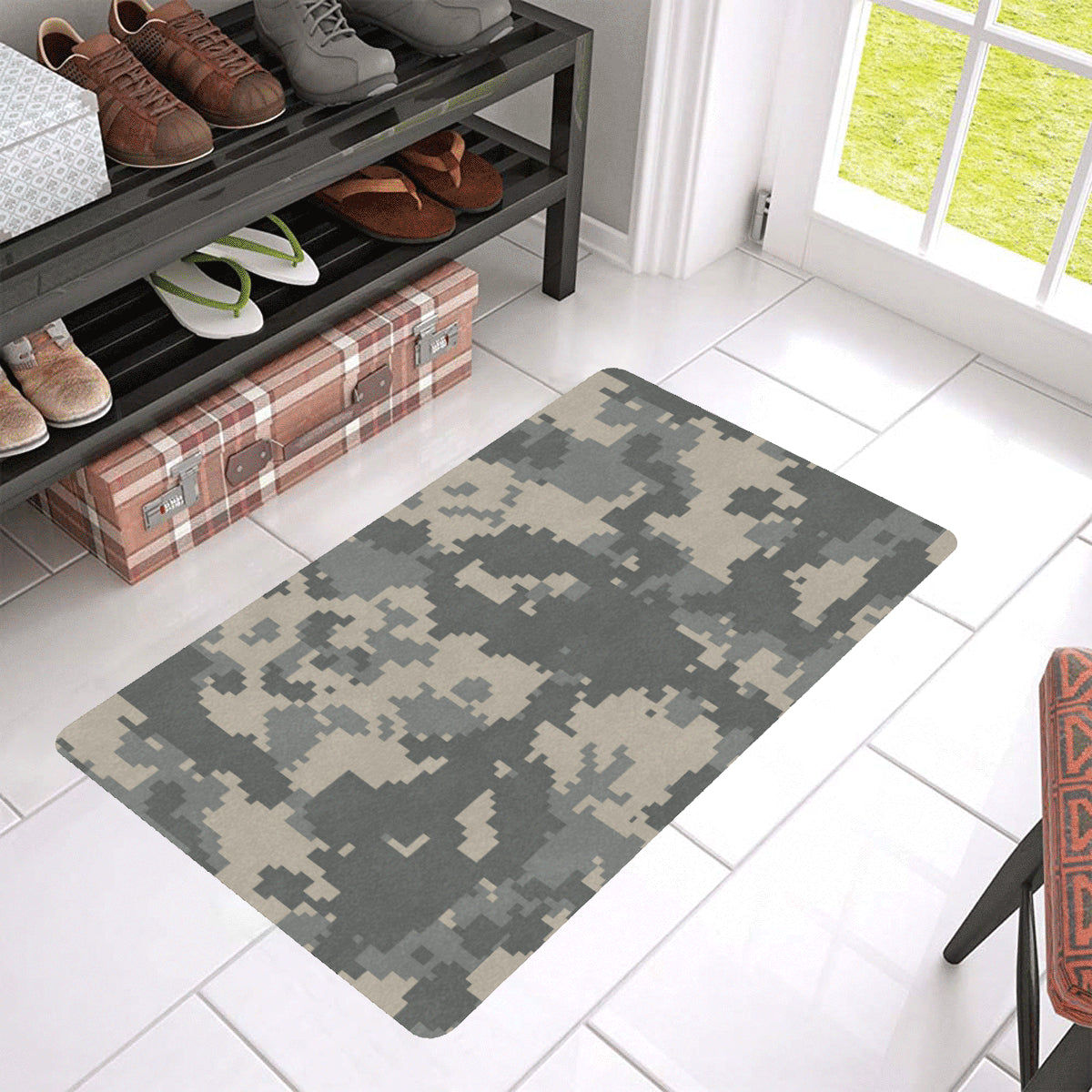 ACU Digital Camouflage Rubber Doormat