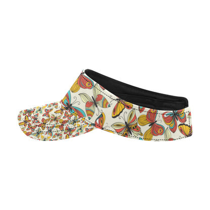 Butterfly Pattern Print Design 02 Unisex Sun Visor
