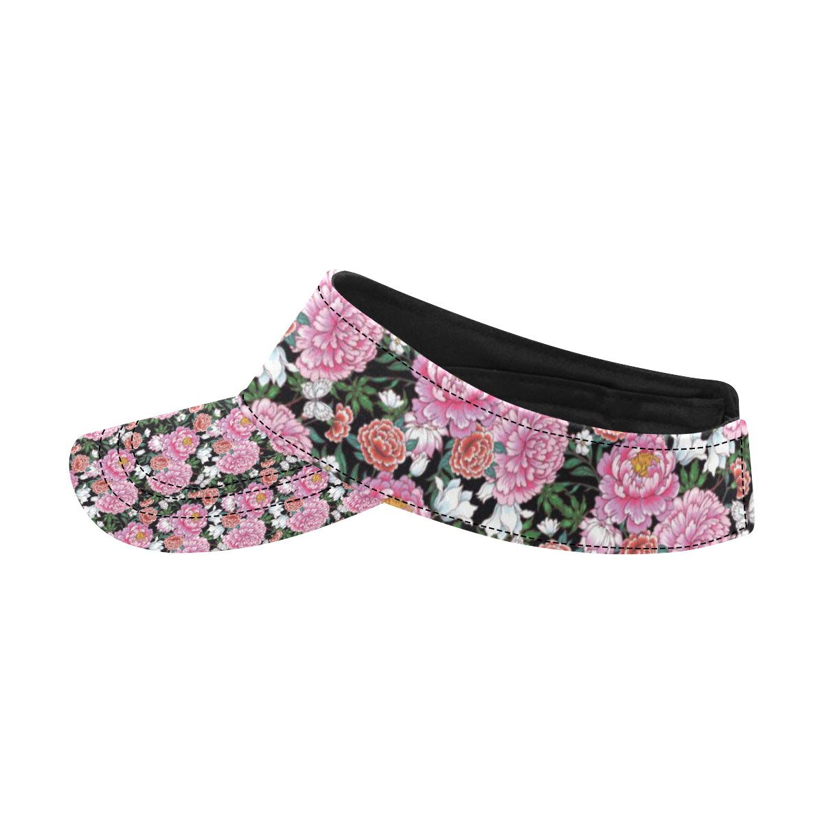 Dahlia Pattern Print Design 02 Unisex Sun Visor