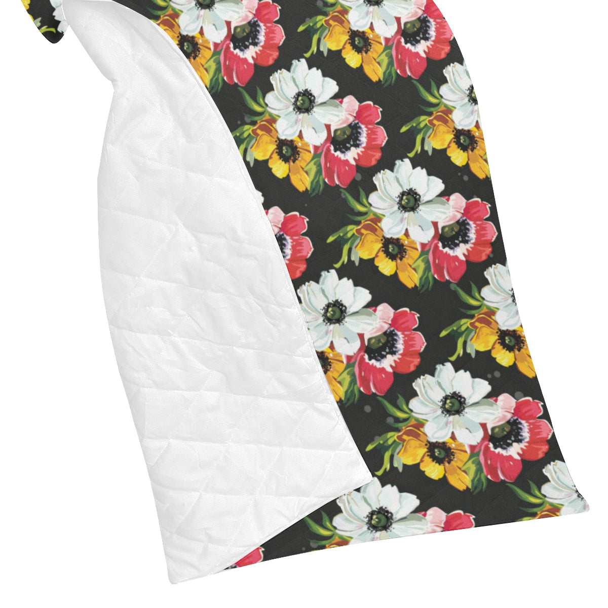 Anemone Pattern Print Design AM07 Premium Quilt