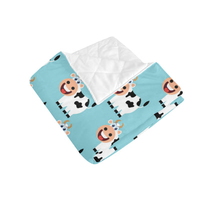 Cattle Cute Pattern Print Design 01 Premium Quilt