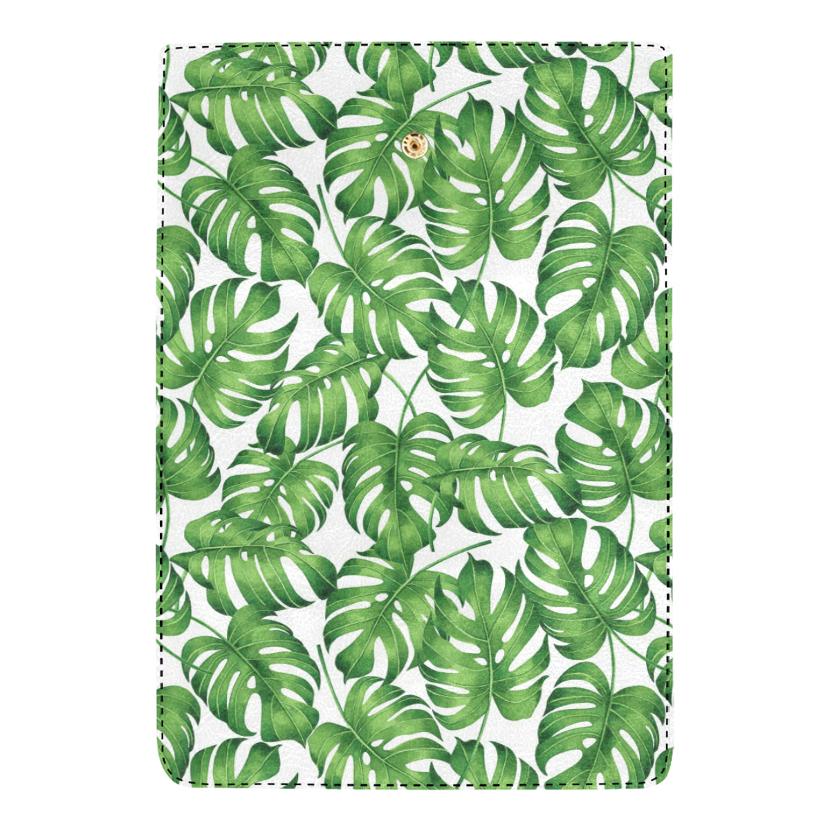Palm Leaves Pattern Print Design PL08 Women's Trifold Wallet