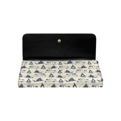 Campfire Pattern Print Design 01 Women's Trifold Wallet