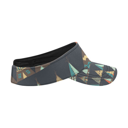 Tribal native american tent Aztec Unisex Sun Visor