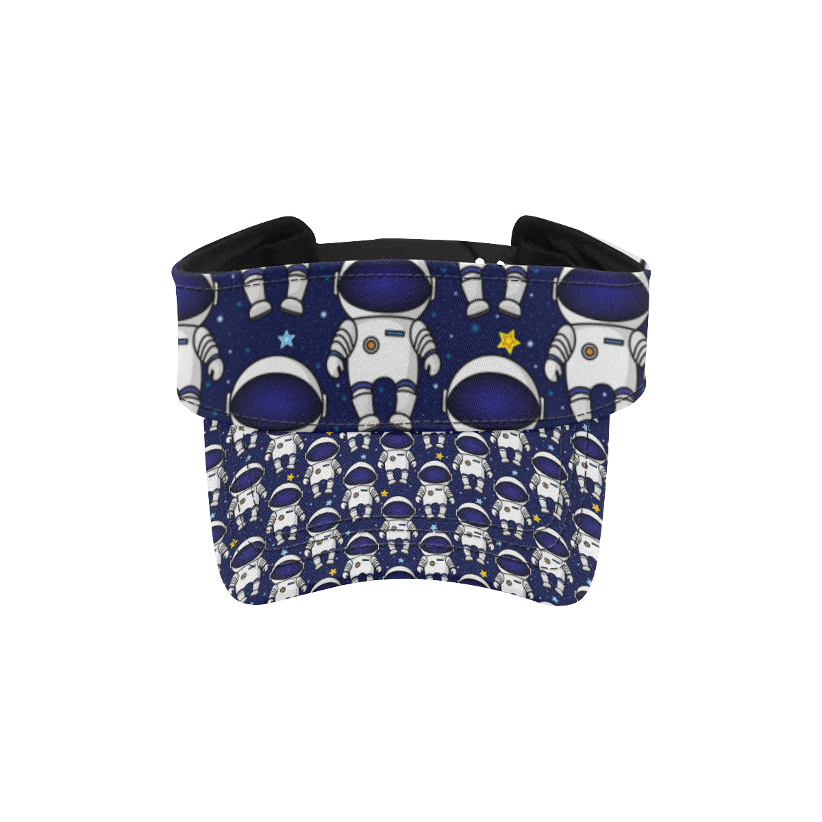 Astronaut Pattern Print Design 01 Unisex Sun Visor