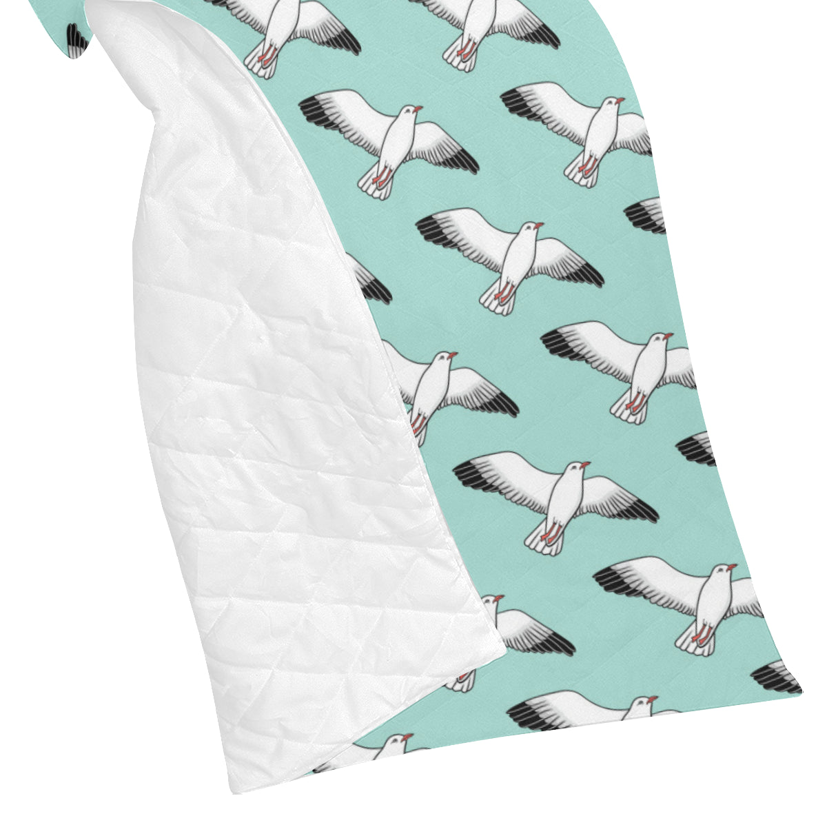 Pigeon Pattern Print Design 02 Premium Quilt