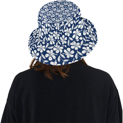 Hibiscus Pattern Print Design HB031 Unisex Bucket Hat