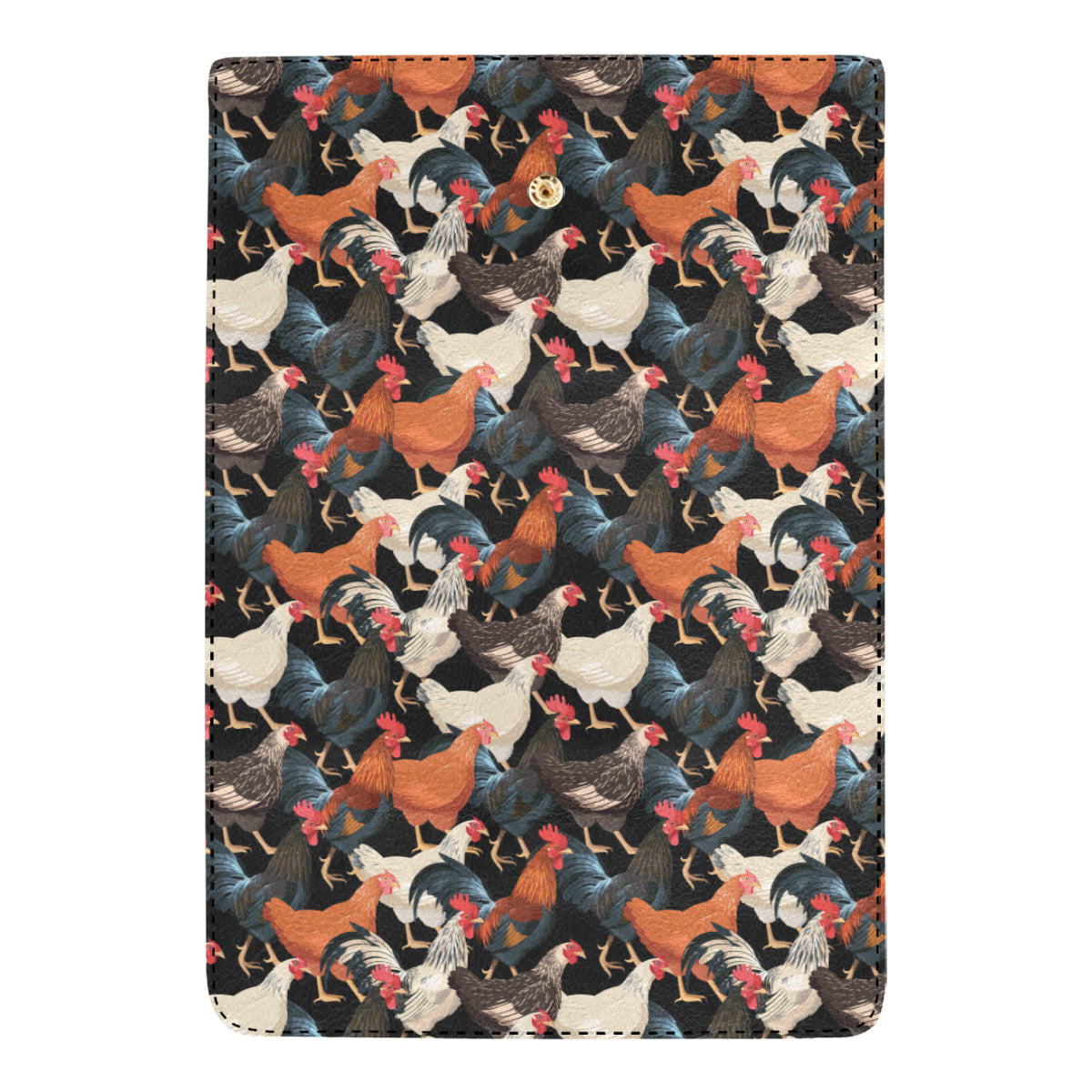 Chicken Print Pattern Women's Trifold Wallet