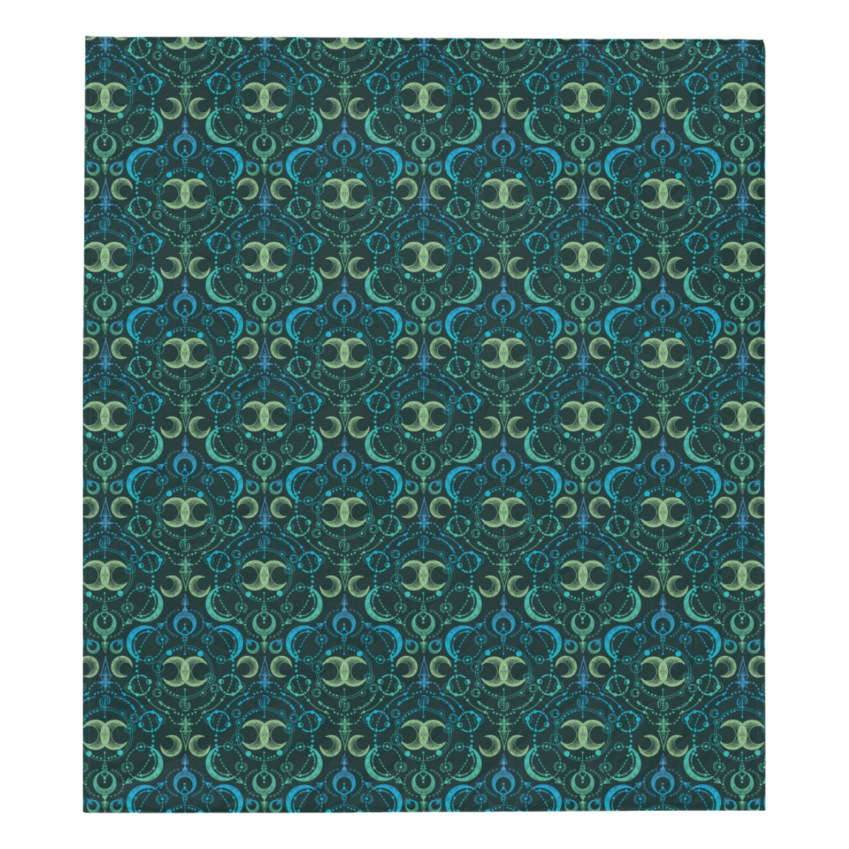 Celestial Pattern Print Design 07 Premium Quilt