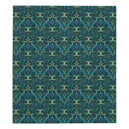 Celestial Pattern Print Design 07 Premium Quilt