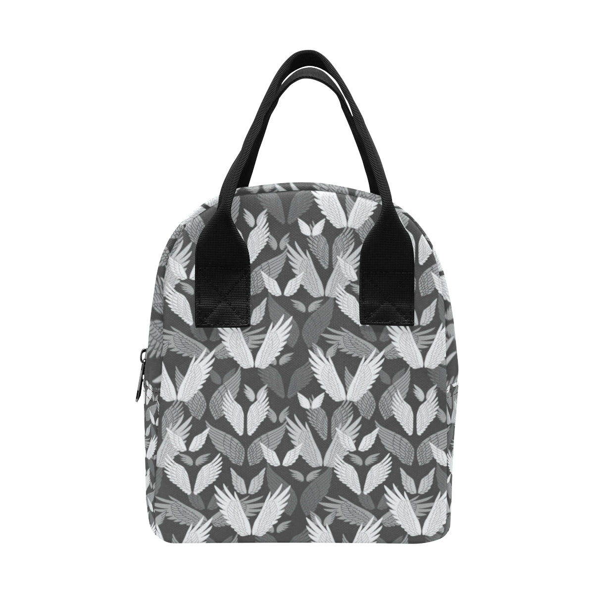 Angel Wings Pattern Design Themed Print Insulated Lunch Bag