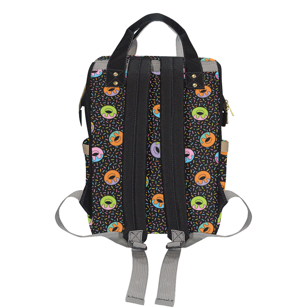 Donut Pattern Print Design DN012 Diaper Bag Backpack