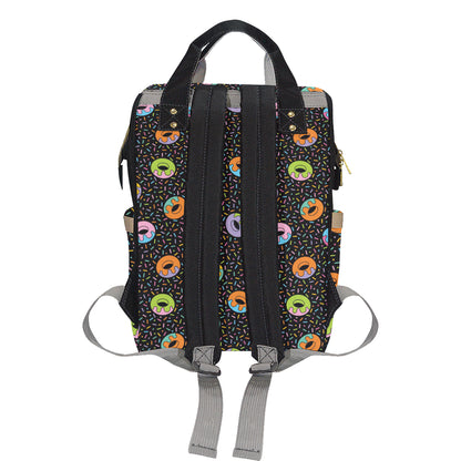 Donut Pattern Print Design DN012 Diaper Bag Backpack