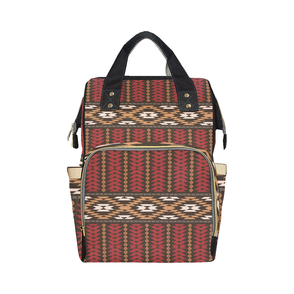 Native Pattern Print Design A02 Diaper Bag Backpack