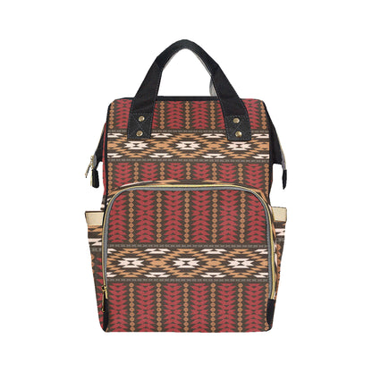 Native Pattern Print Design A02 Diaper Bag Backpack