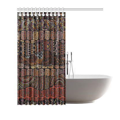 African Pattern Print Design 07 Shower Curtain