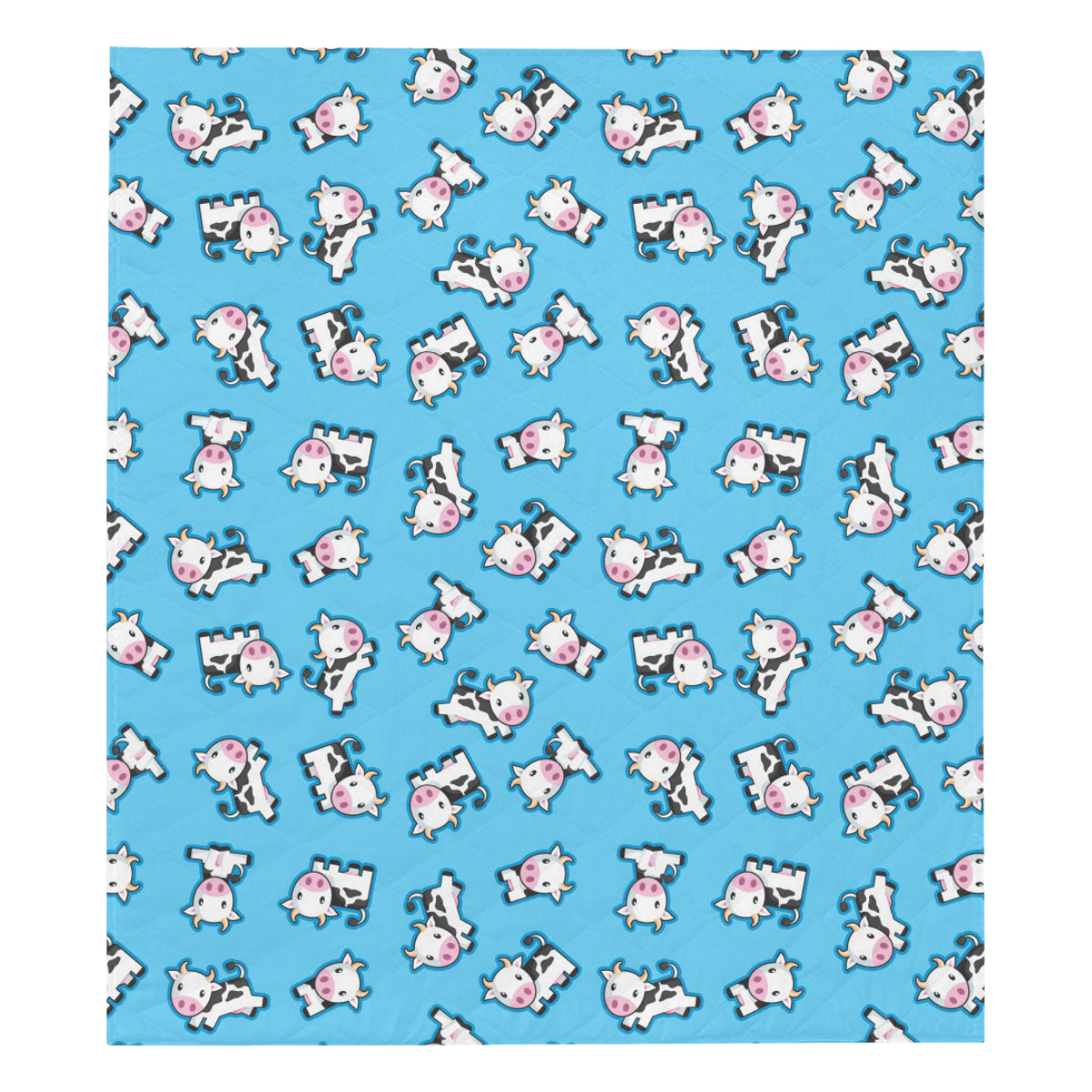 Cow Pattern Print Design 01 Premium Quilt