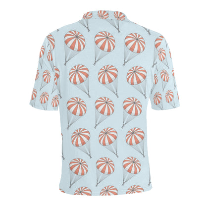 Skydiving Pattern Print Design 01 Men Polo Shirt