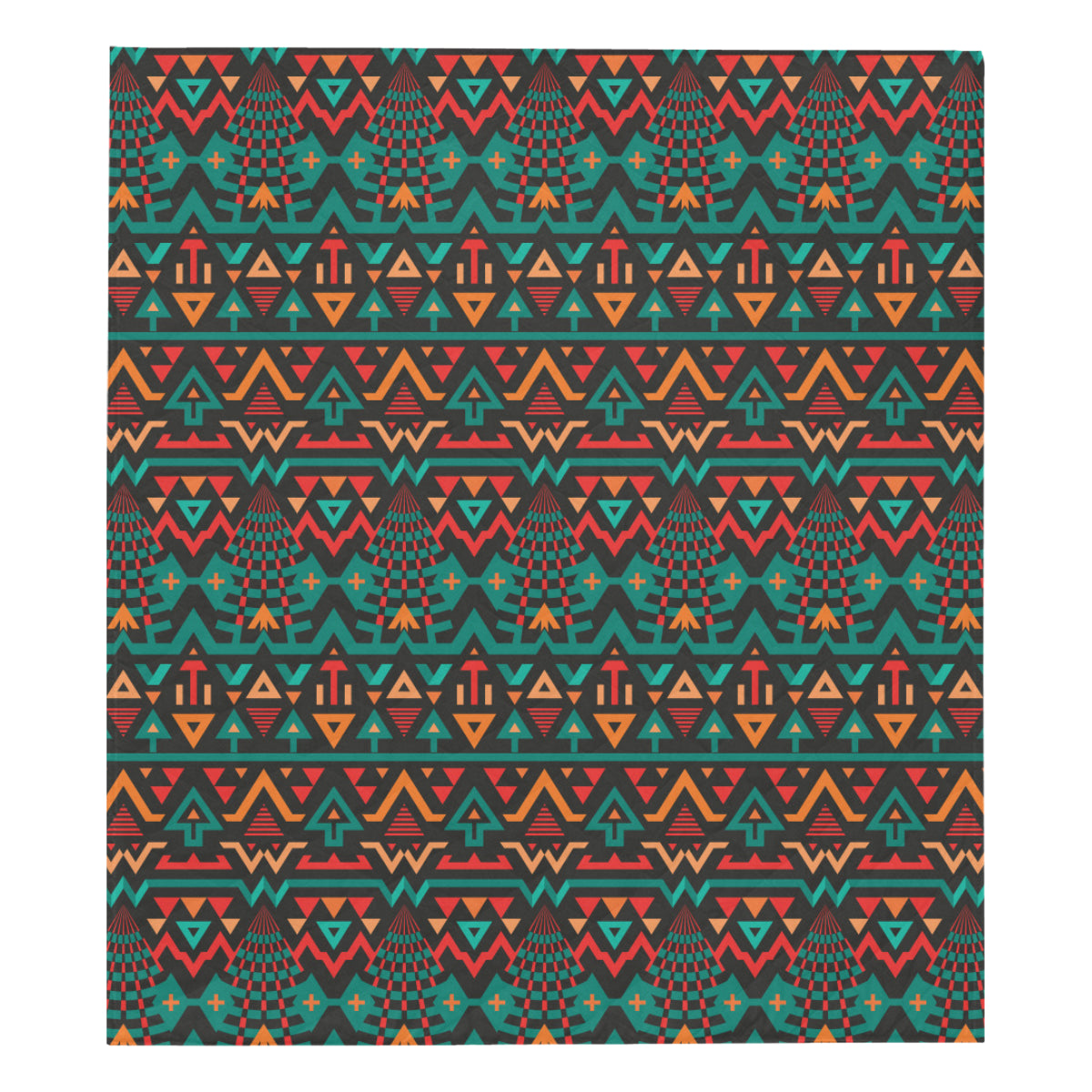 Aztec Pattern Print Design 04 Premium Quilt