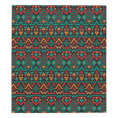 Aztec Pattern Print Design 04 Premium Quilt