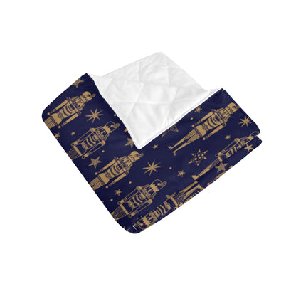 Nutcracker Pattern Print Design A05 Premium Quilt